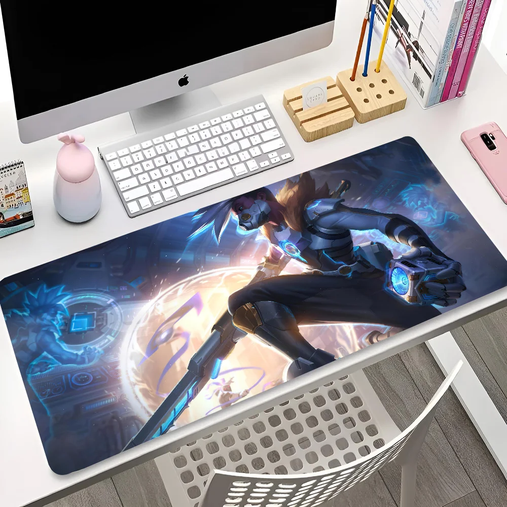 1pc Ekko League Of Legends Mouse Pad Desk Mat With Pad Gaming Accessories Prime Gaming XXL Keyboard Pad Padding Mat