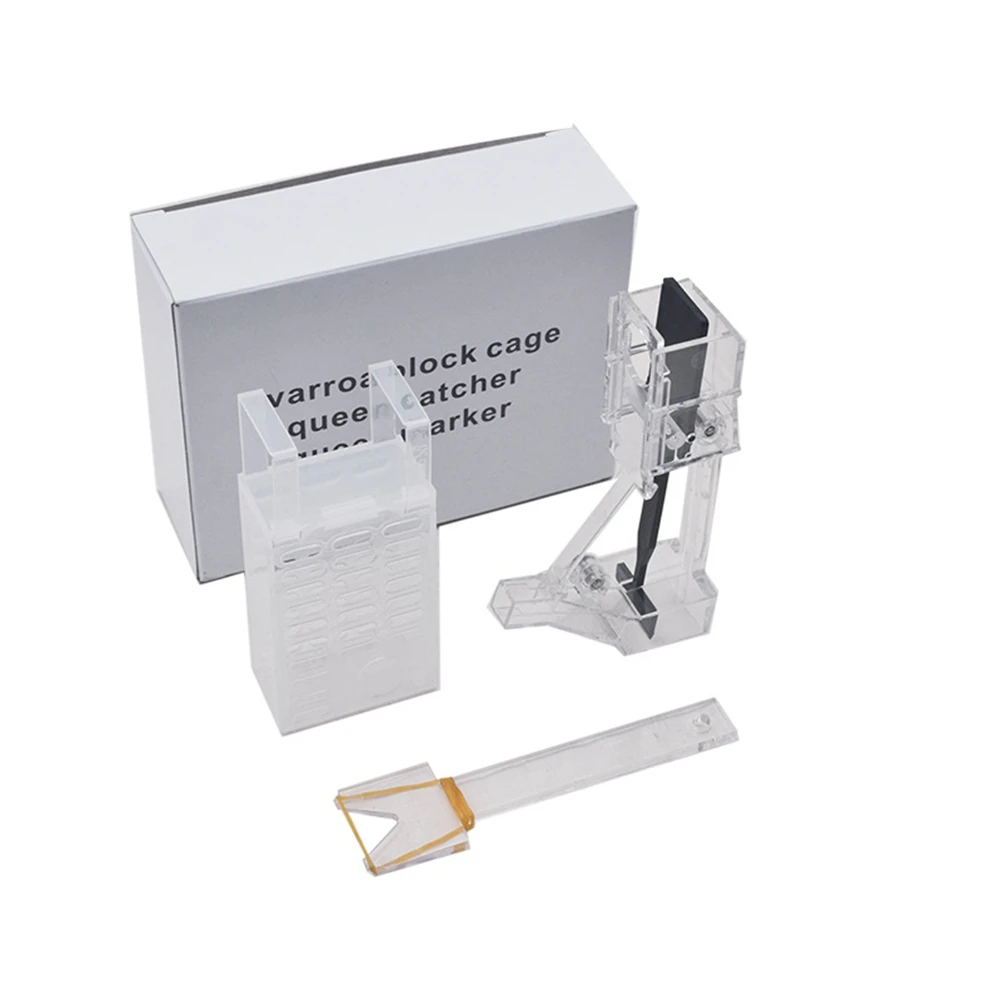 75STO-Beekeeping Varroa Control Tools Bee Queen Cage For Against-Varoa Brood Breaks Control Varroa Beehive Supplies