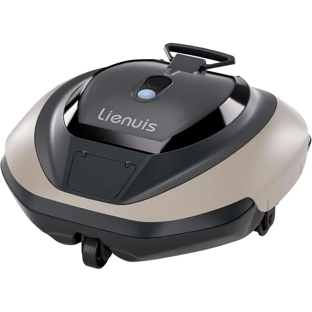 High-Capacity Robotic Pool Cleaner with 4400mAh Battery, 90 Mins Run Time, Covers Up to 850 Sq. Ft.