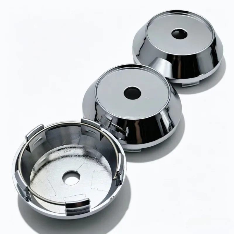 4 Stück 65mm (Clips 60mm) Leere Auto-Radnabenkappen Felgenstaubkappen ohne Emblem Ersatz-Autozubehör – Detail 5