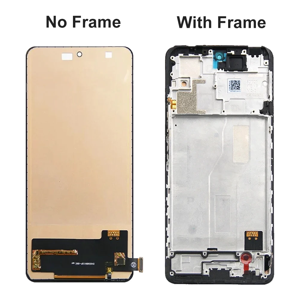 LCD Screen for Xiaomi Redmi Note 10 Pro LCD Display Touch Screen with Frame Replacment for Redmi Note 10 Pro M2101K6G M2101K6R