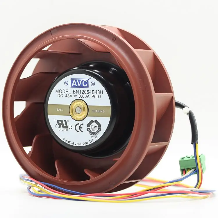 NEW AVC BN12054B48U P001 48V 0.66A Centrifugal 4lines cooling fan