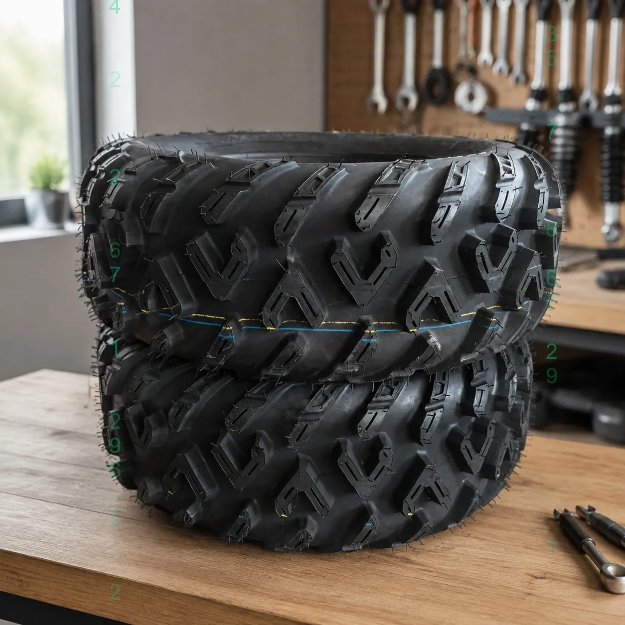 Electric Patrol Car Tires 24x8-12 24x11-10 ATV Lawn Car Golf Cart Tires