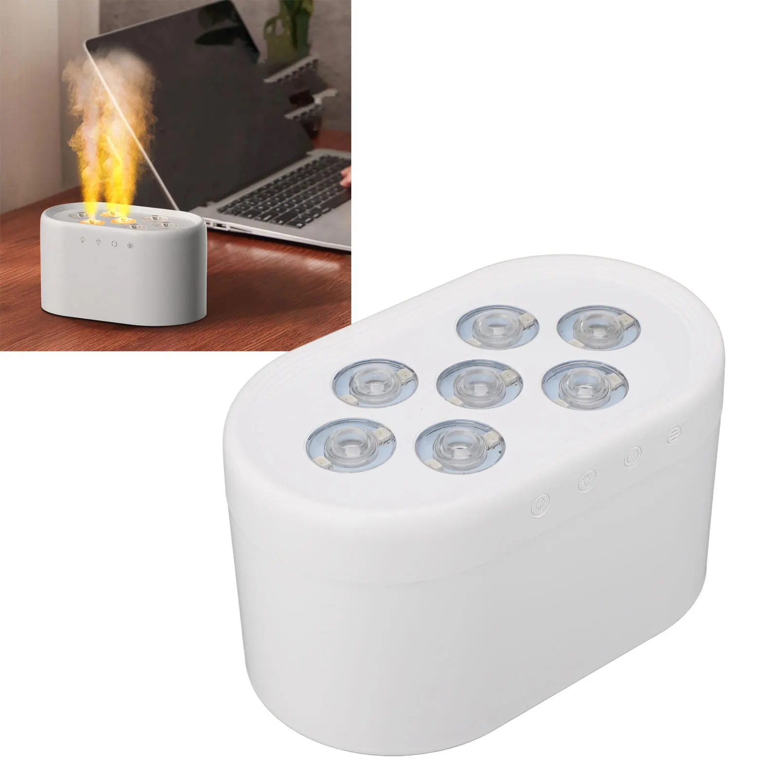 

Smart Timing Cool Mist Humidifier with Dynamic Color Lights Home Aromatherapy Essential Oil Diffuser Adjustable Air Purifier