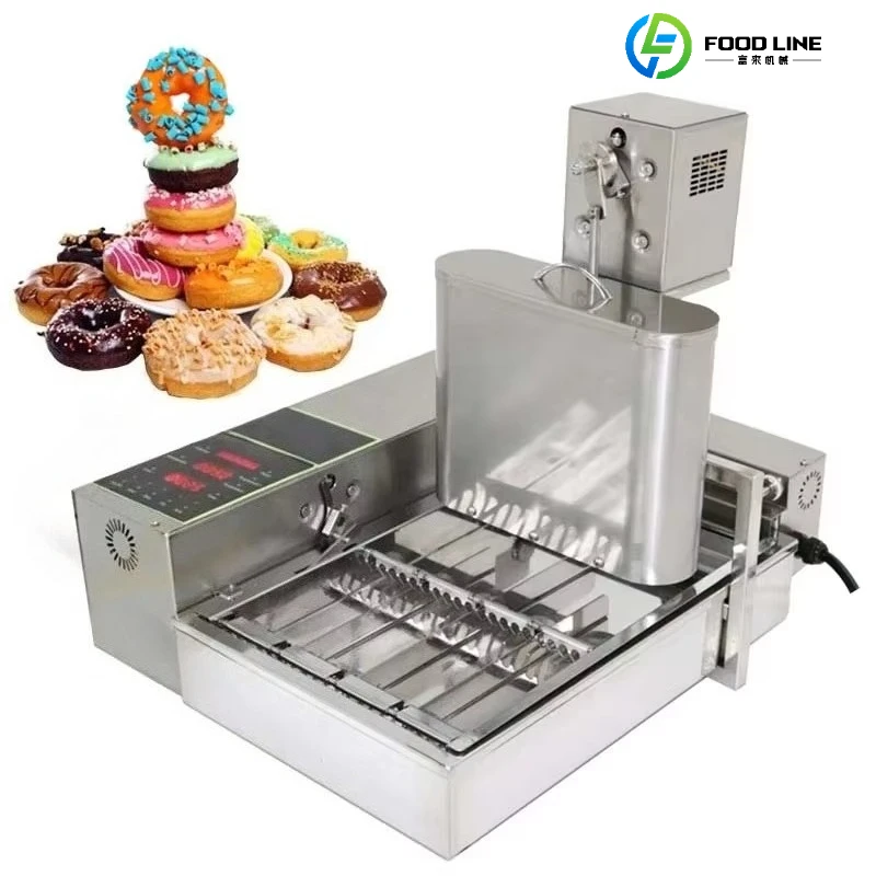 

Коммерческая машина для производства пончиков прямых продаж, полностью автоматическая фритюрница, четырехрядное оборудование для пончиков из нержавеющей стали по индивидуальному заказу
