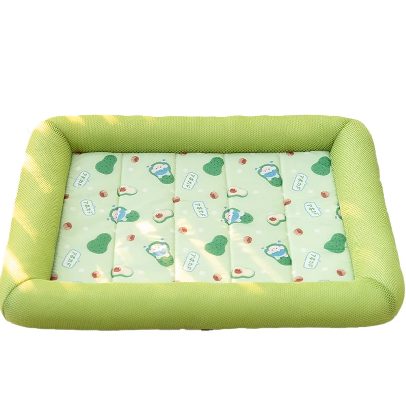 Spring and Summer Cool Sandwich Dog Bed for Small and Medium-Sized Dogs, Four-Season Cooling Mat, Cat Bed, Pet Supplies
