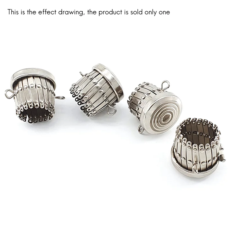

【SEE】3X Round Finish Bags Hardware Purse Frame Parts Pen Bag Clutch Frame Clasp Coin Cylinder Purse Accessories(Bronze)
