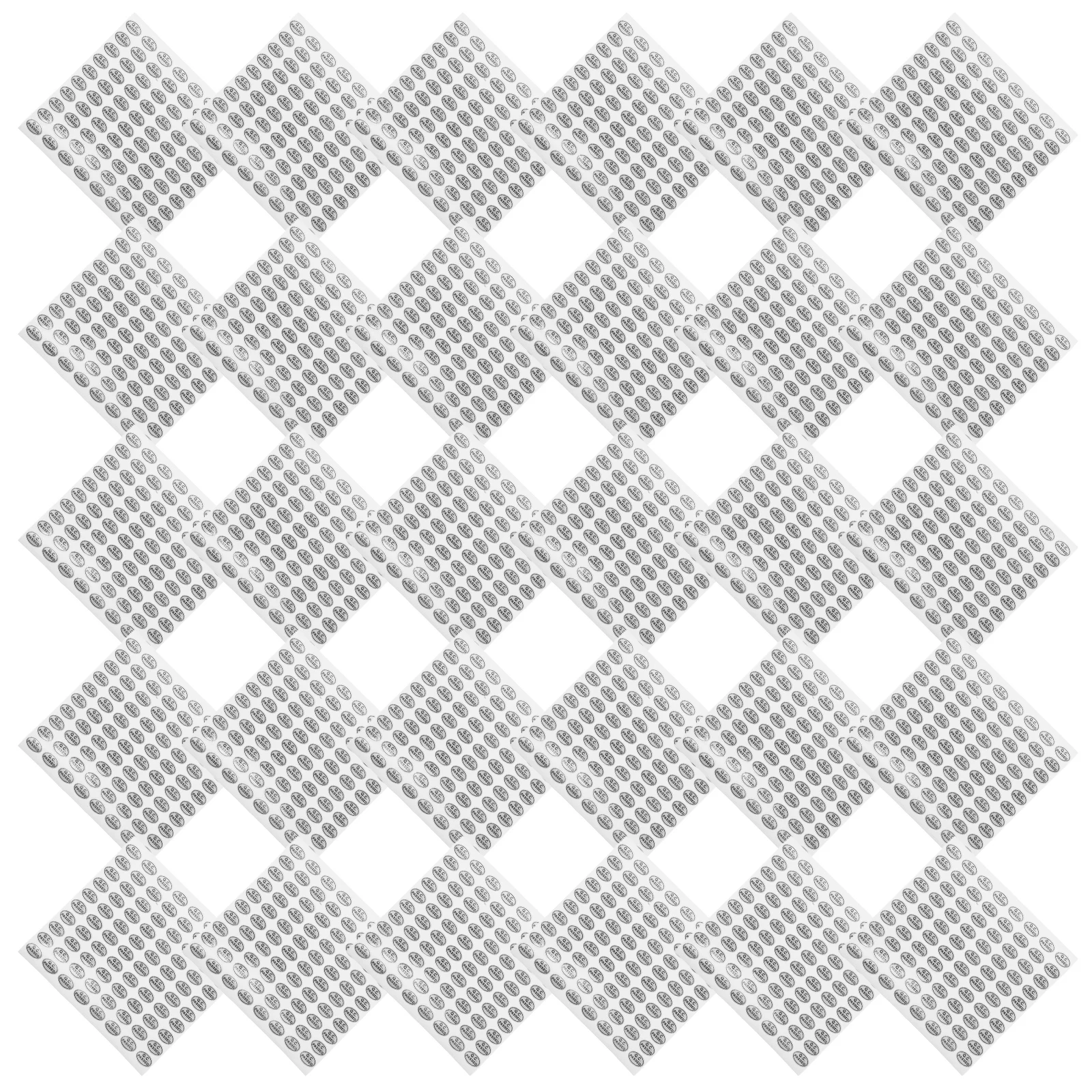 

20 Sheets Label Sticker Tamper-proof Stickers Labels Pvc Production Quality Control Tags