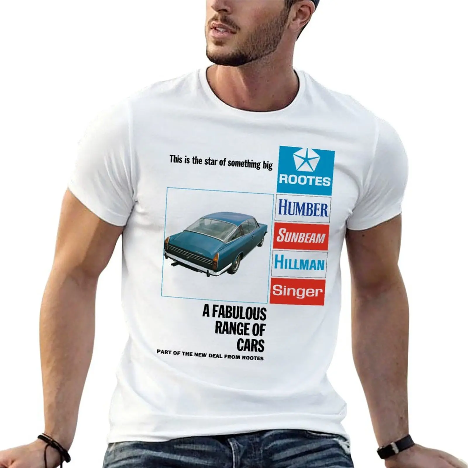 SUNBEAM RAPIER - ROOTES GROUP T-Shirt kawaii clothes quick drying Short sleeve tee men