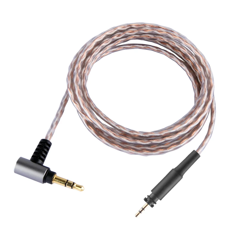 NEW  4 strands 63 cores Headphone cable For SHURE SRH840A SRH440A high purity single crystal copper high-fidelity upgrade cable