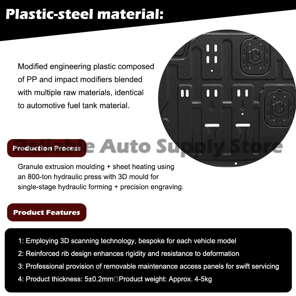 Рисунок 6 - Прочная защитная пластина двигателя