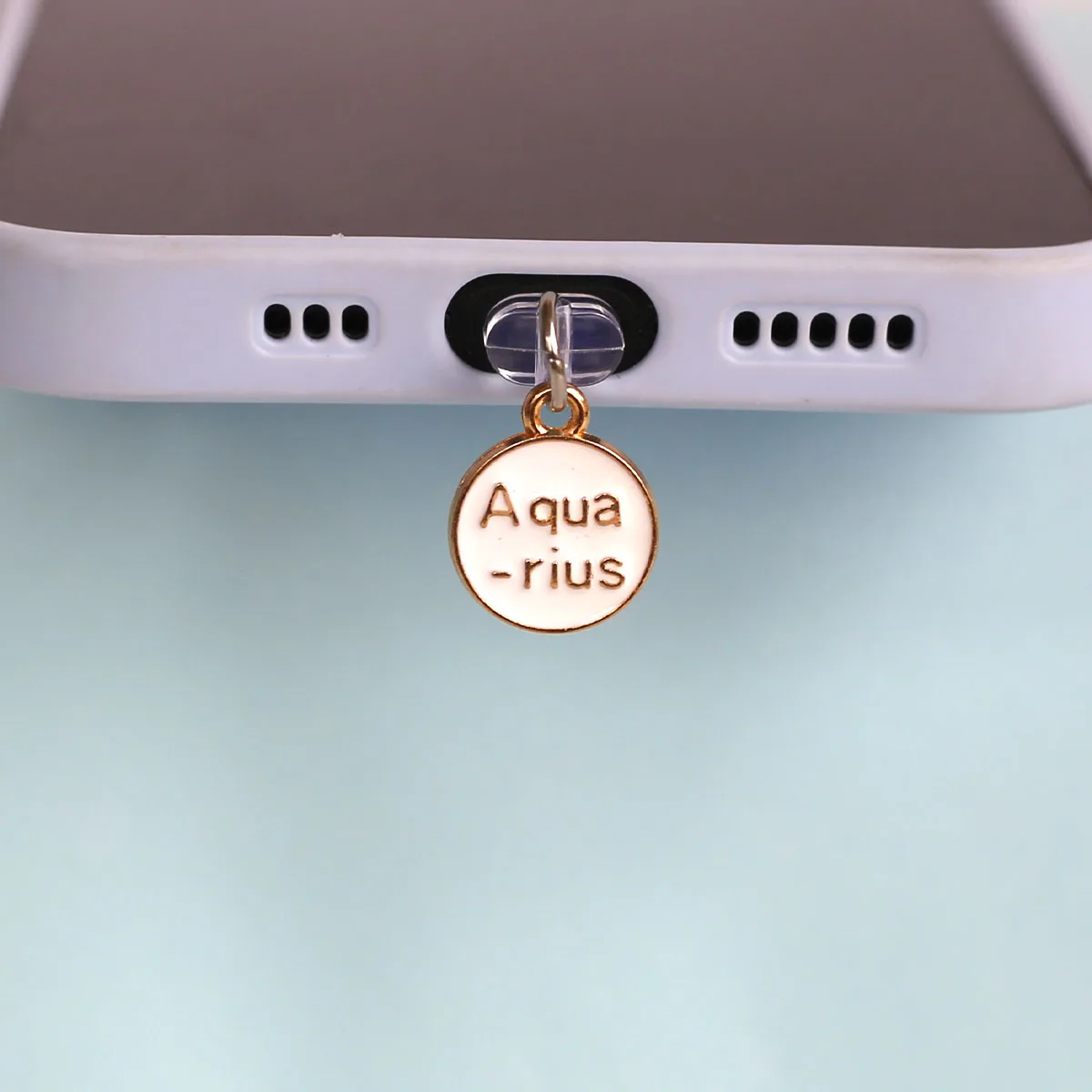 Handy-Staubschutz-Anhänger für die zwölf Sternzeichen, Handy-Zubehör-Dekoration für iPhone 5-14, Staubschutz-Anhänger – Detail 9