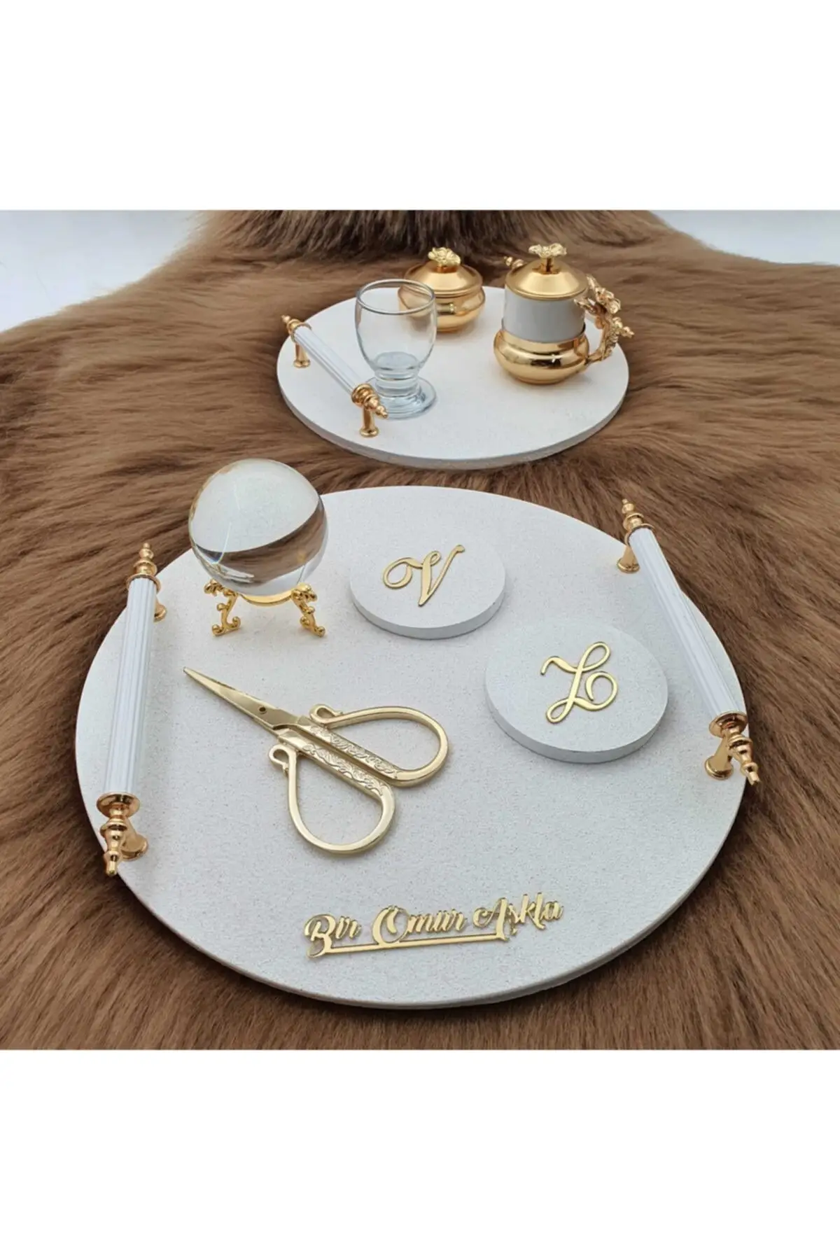 Engagement tray set set luxury 2022 tray Tea tray Tea tray