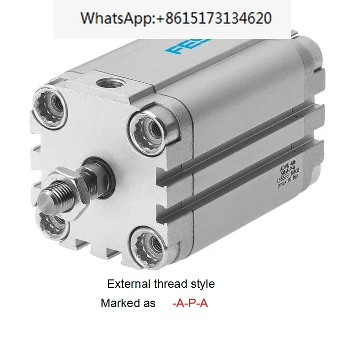 FESTO Cylinder ADVU-Series Model is ADVU-80-40-A-P-A  / -P-A   PNEUMATIC CYLINDER