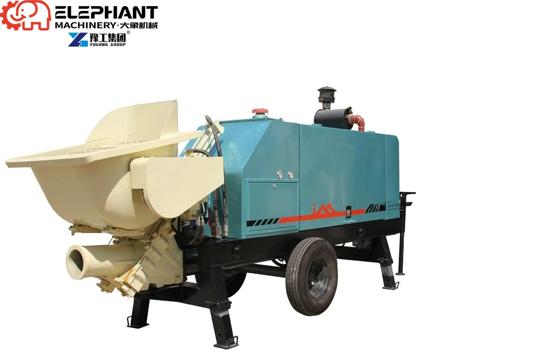 Mini Electric Powered Concrete Mixer And Pump Construction 30KW Diesel Powered Shotcrete Machine Truck Trailer Mounted view 6