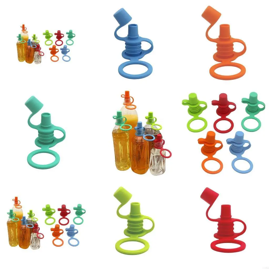 

Силиконовый верхний носик для бутылок, непроливаемый носик для бутылок NoBpa, верхний адаптер, носик для бутылки с водой L8RB