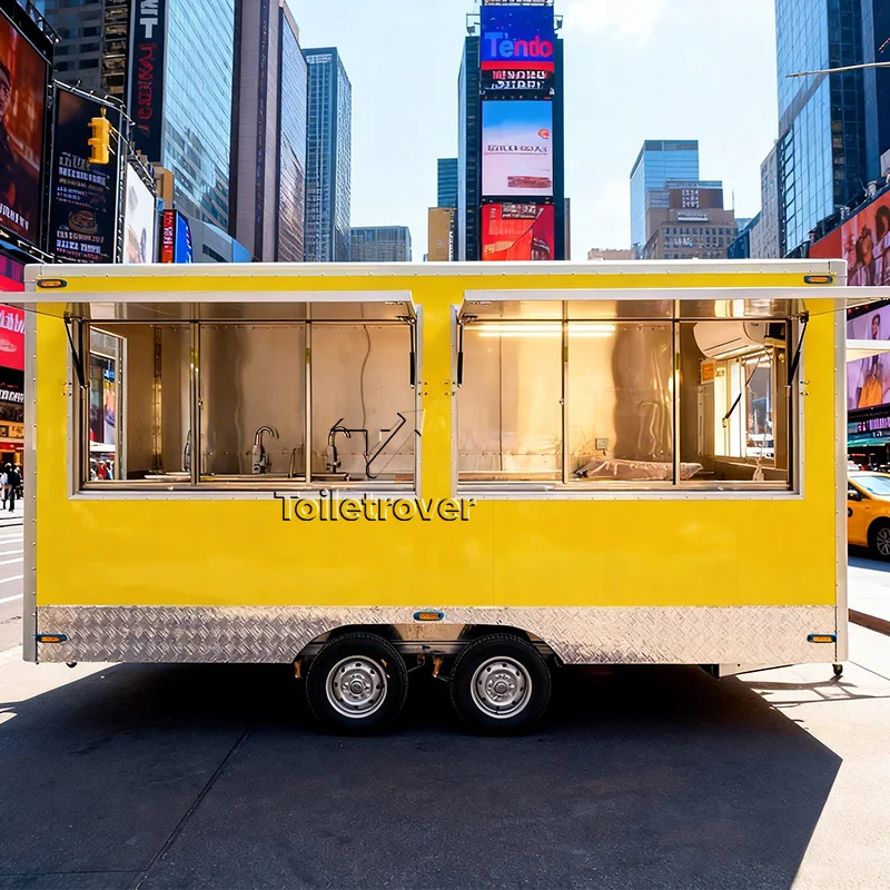 Mini Cheap Wholesale Food Trailer Cart Charcuterie Sausage Commercial Food Trailer Ramen Unique Custom Food Truck Para Cafeteria
