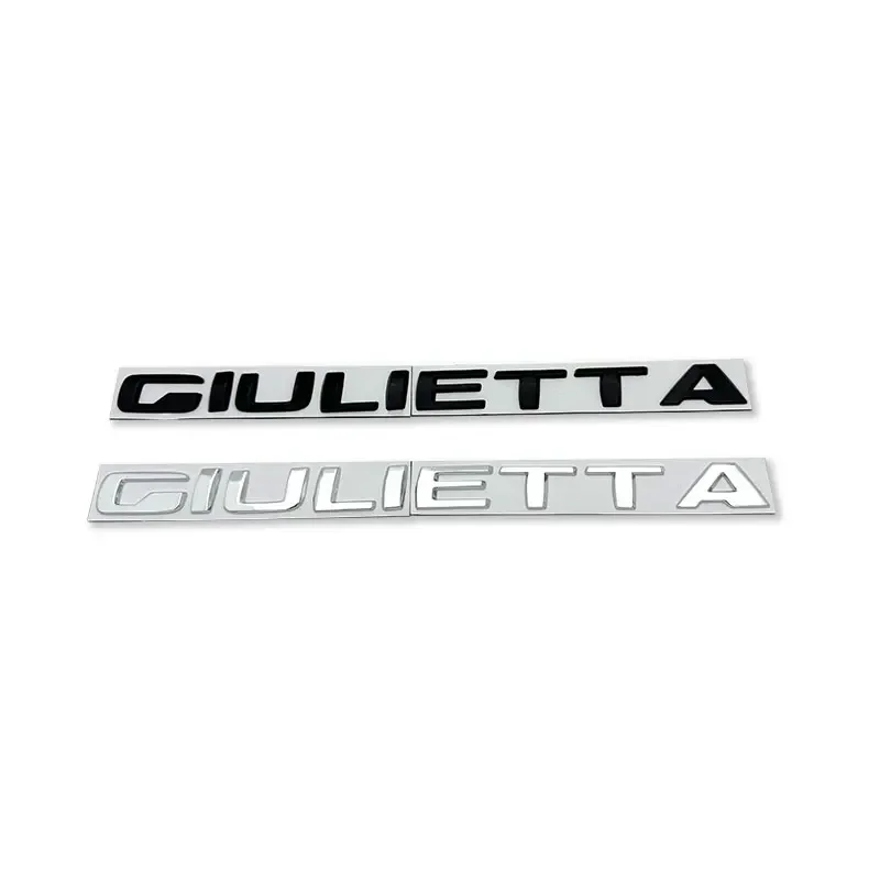 GIULIETTA Q2 Q4 Ti badge car stickers for alfa romeo GIULIETTA rear boot mark car accessories trunk label logo decorate decals