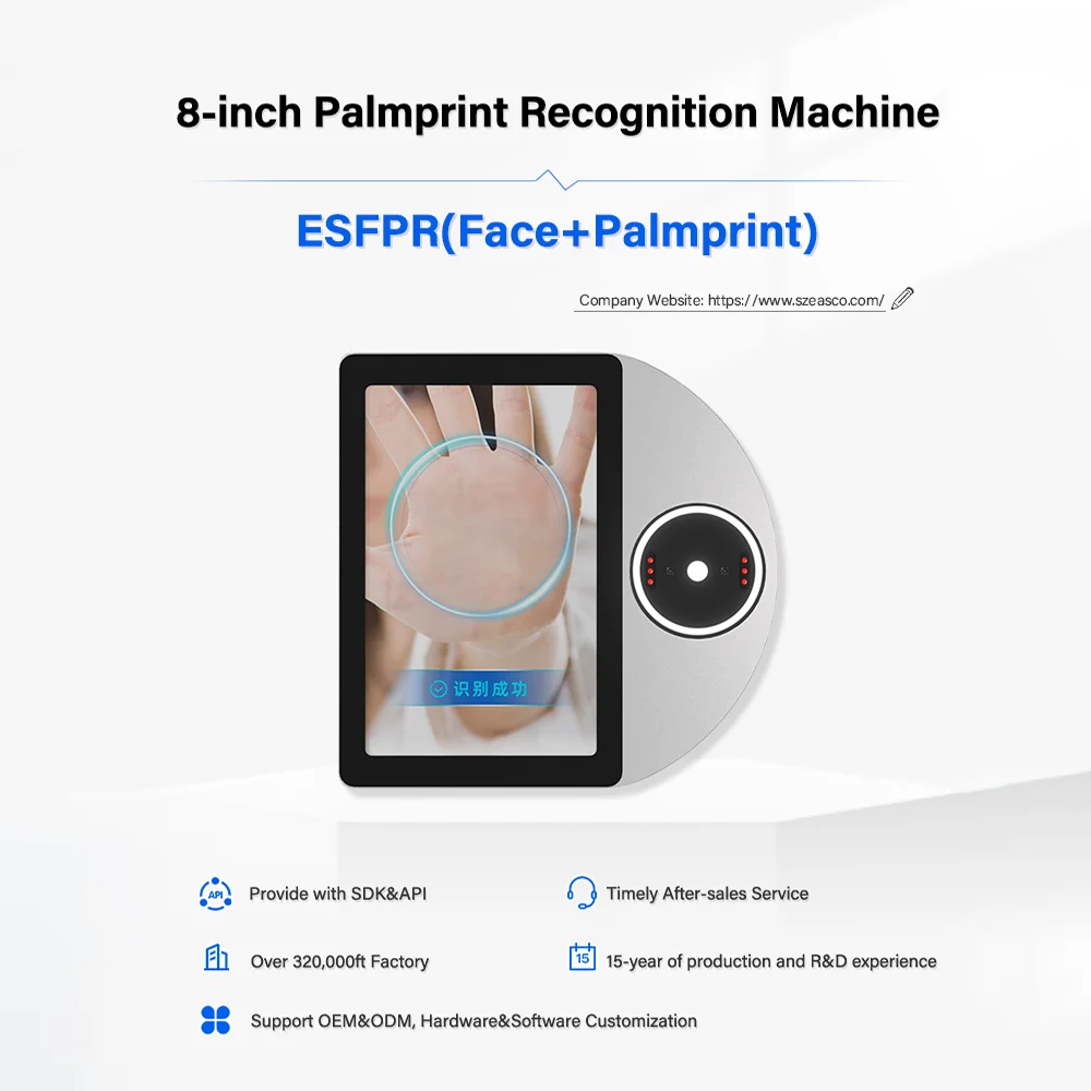 Biometrics Employee Time Recording Attendance Management System Face Time Palm Print Attendance Machine For Office And Factory