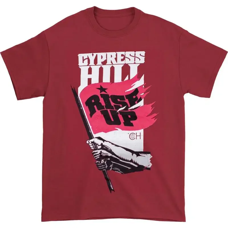 Men's Cypress Hill Rise Up Slim Fit T shirt Small Red
