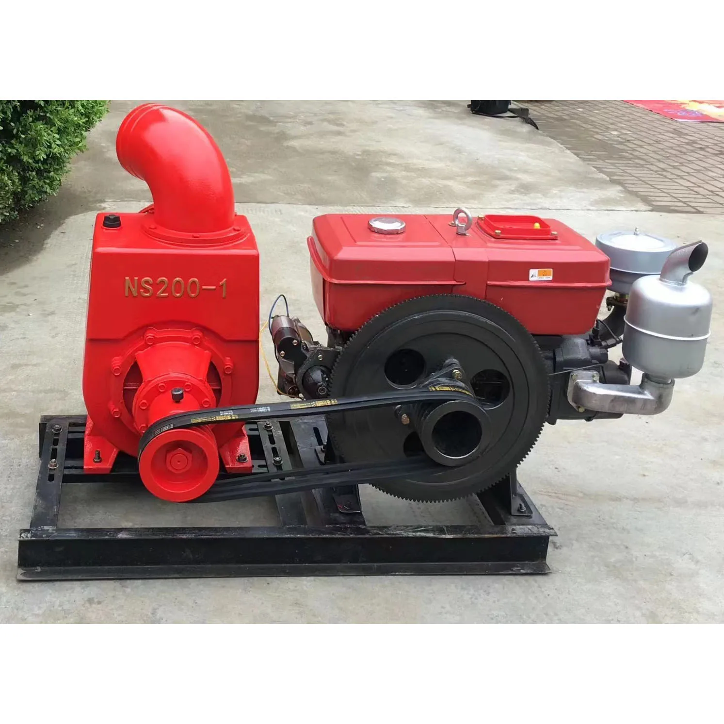 4 Inch NS Centrifugal Water Pump With 16HP Diesel Engine For High Flow Irrigation And Water Transfer