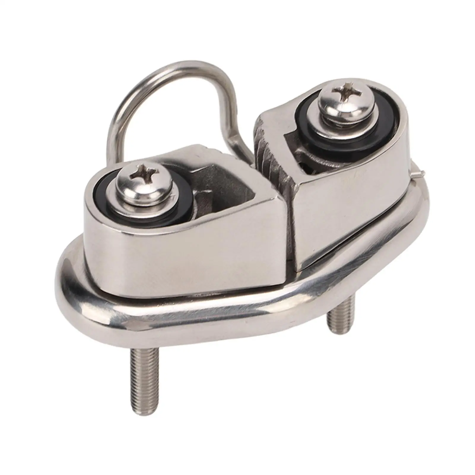 Boat Cam Cleat Durability Fast Entry Cam Cleat Stainless Steel with Wire Leading for 10mm Rope