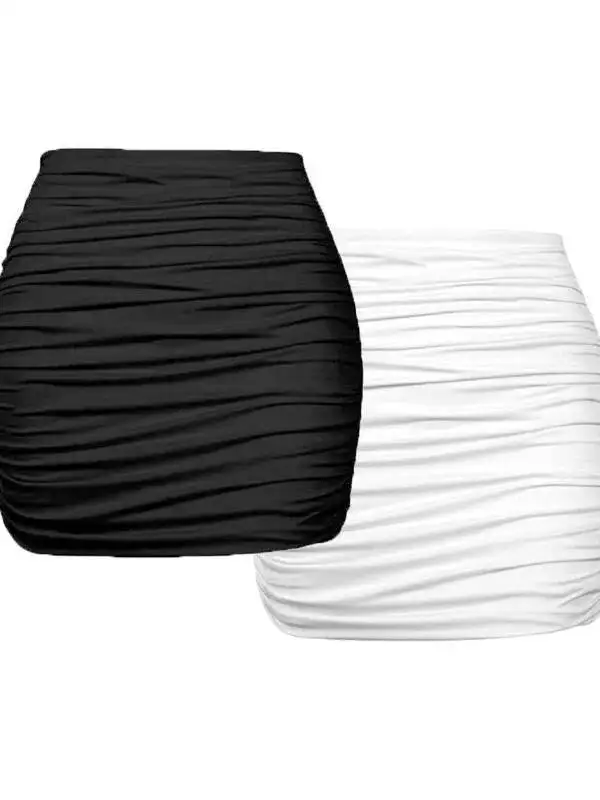 Bodycon تنورة نادي الترفيه سليم مثير تنورة صغيرة سليم موضة مثير المرأة التنانير الصغيرة 2025 جديد Y2K المرأة عادية 0BZ0