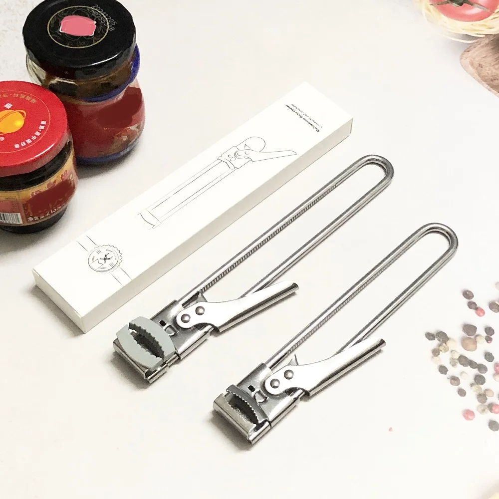 1PC Adjustable Stainless Steel Bottle Opener Creative Home Bar Twist Can Opener Convenient Lid Opening Tool Kitchen Tools