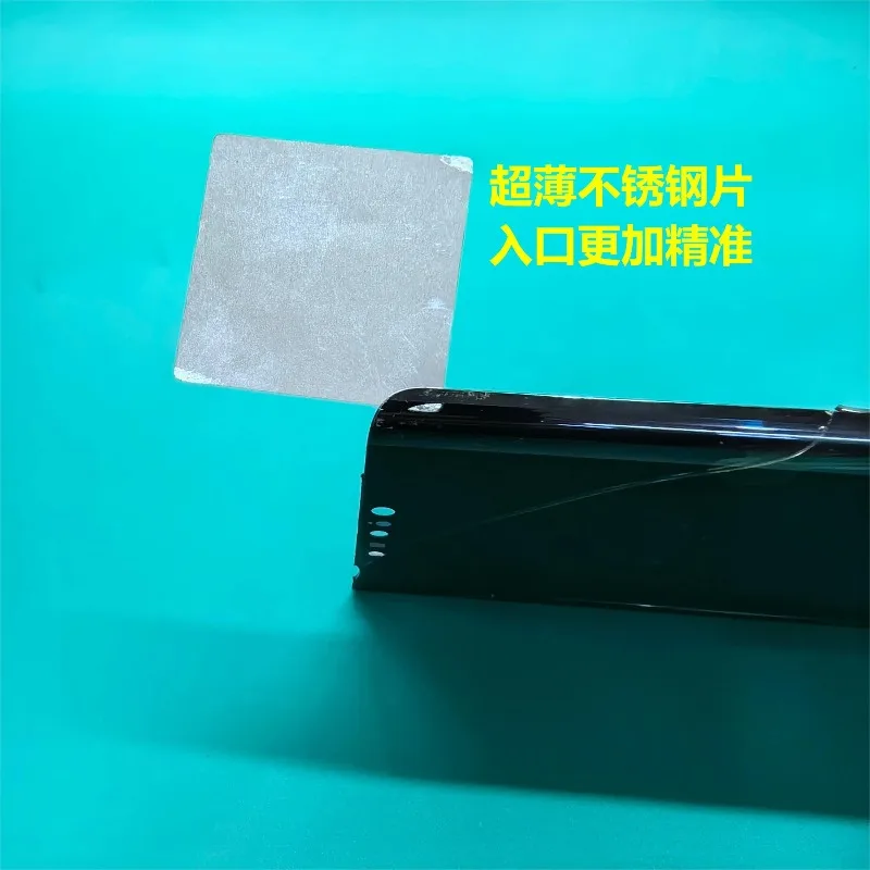 Juego de herramientas de reparación de iPhone, desmontaje de pantalla LCD de palanca de Metal con apertura de acero inoxidable, ultrafino, reutilizable, 0,03mm