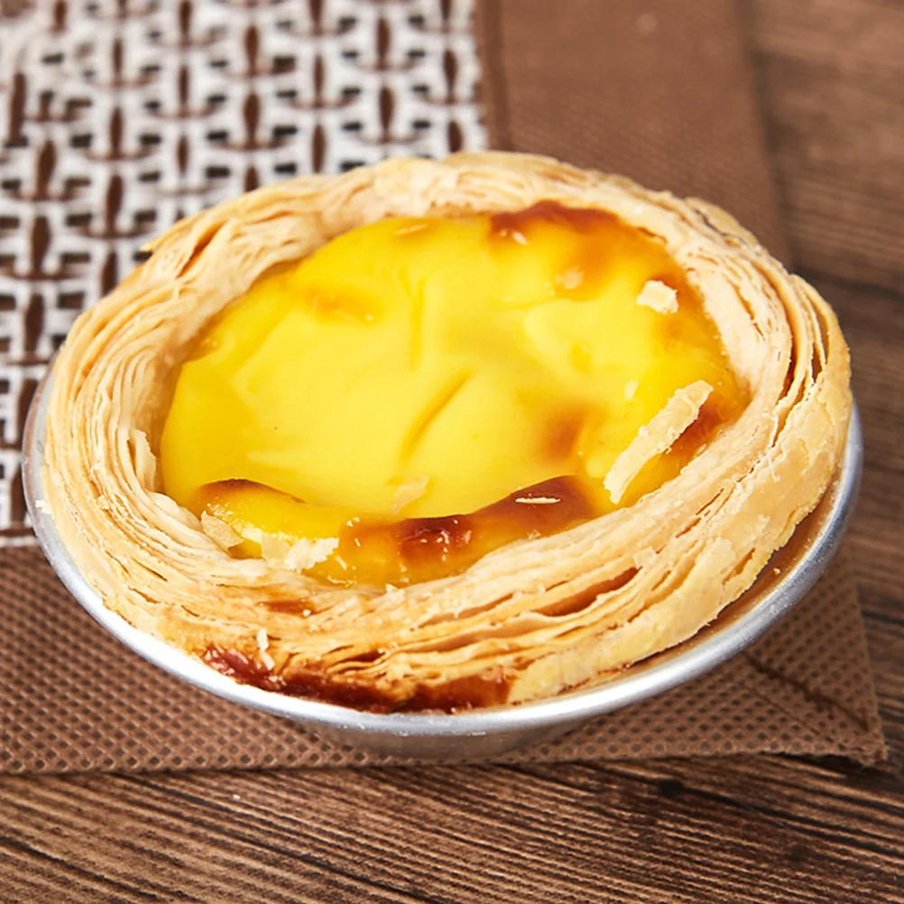 

25 Pcs Aluminum Alloy Baking Molds Tart Mold Smooth Easy Clean Household Cupcake Multi Function Pudding Jelly Mold Baking Supply