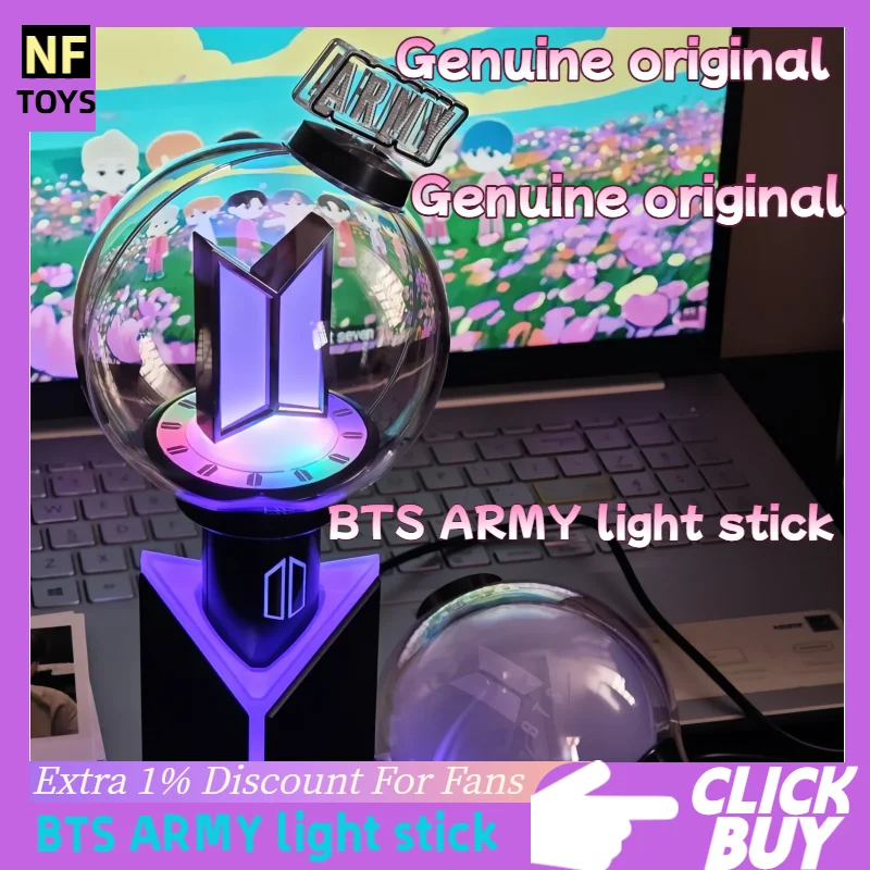 BTS ARMY Support Stick Original de Cuarta Generación, Versión Bluetooth, Mercancía Original para Conciertos, Compra para Fans, Colección