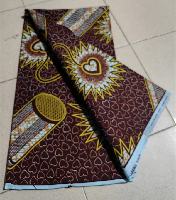 

Lace Fabric Cotton Guipure 2025 Latest High Quality African Nigerian Wax Tissu Wax with Lace Embroidery Party Dress H5-430-1