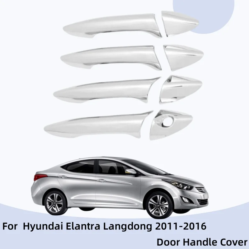 

For Hyundai Elantra Langdong 2011 2012 2013 2014 2015 2016 Door Handle Cover Door Bowl Cover Components Decorate Trim Paste