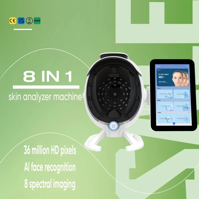 High-End Customization Full Face 3DAI Skin Analysis Machine, Deep Analysis and Dynamic Status Monitoring Personalized Skin Care