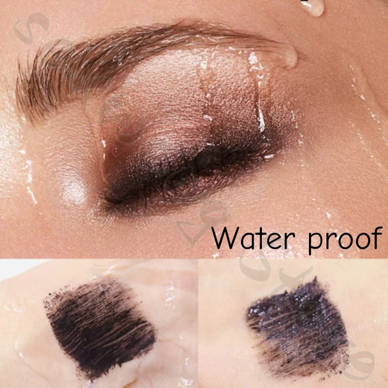QICIY Wimperntusche wasserfest, nicht leicht zu verblassen, dick, schlank, langanhaltende Locke, natürliches Make-up ohne Verschmieren, Wimpernbasiscreme