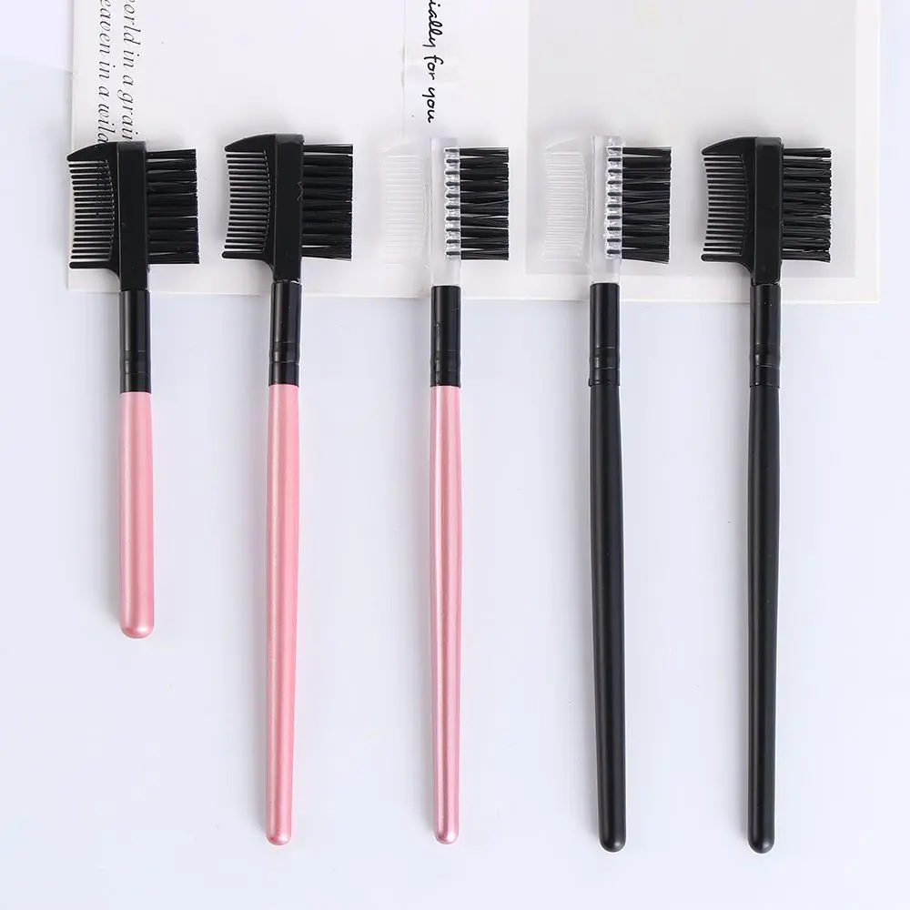 Hot Sale Makeup Beauty Dual Purpose Mascara Separator 2 in1 Eyebrow Brush Eyelash Comb