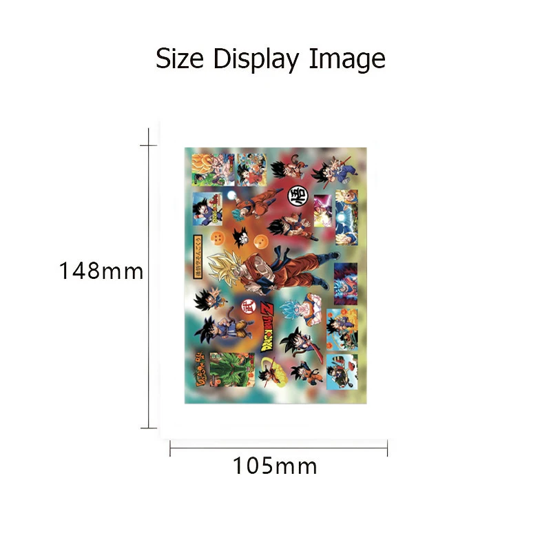 8/16 Sheets Cartoon Cool Anime Dragon Ball Puzzle Stickers PVC Material Children's Daily Toy ScrapBook Waterproof Gift Stickers.