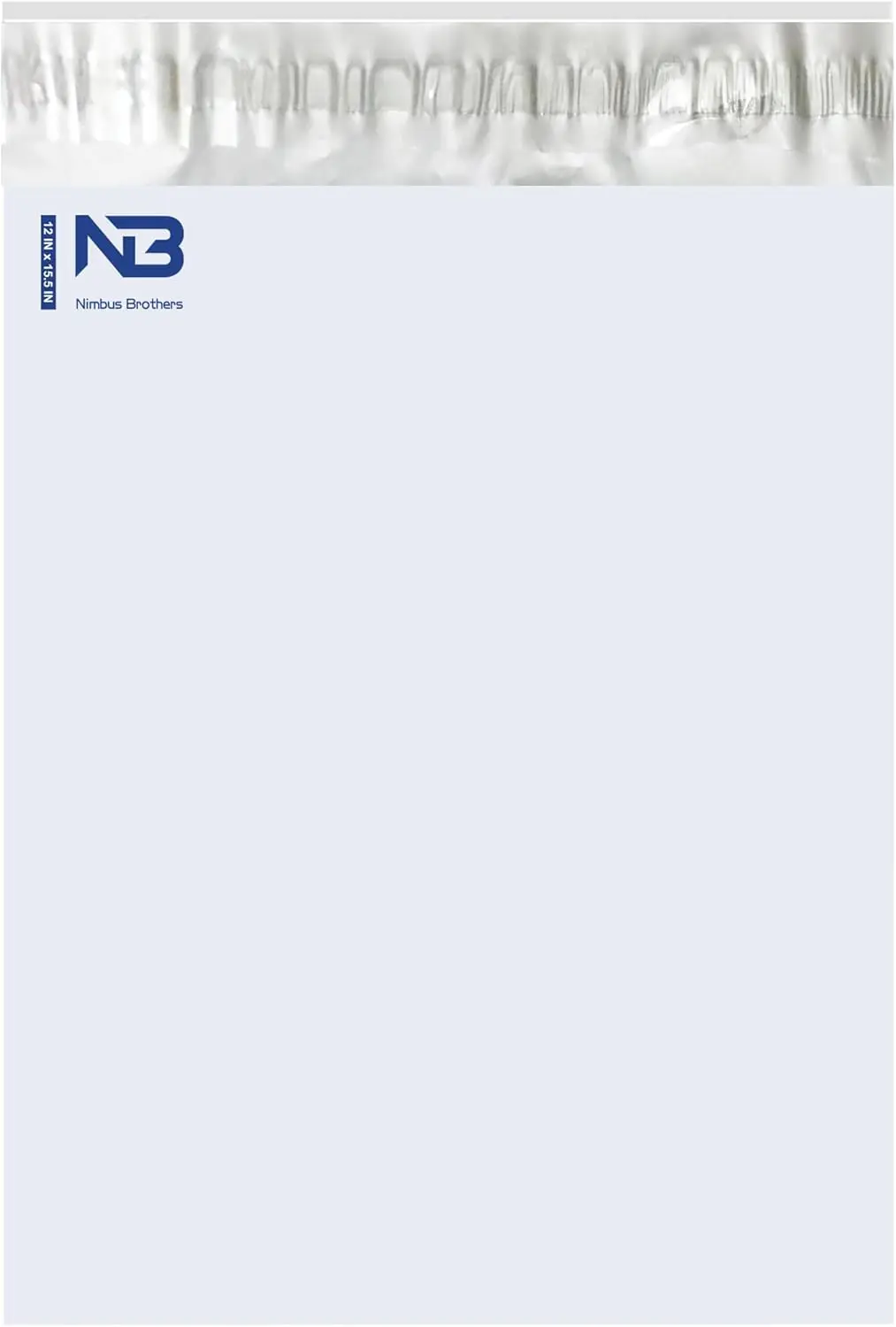 

12x15.5" White Poly Mailers, 10-Pack: Tear & Water Resistant Self-Seal Envelopes for E-Commerce