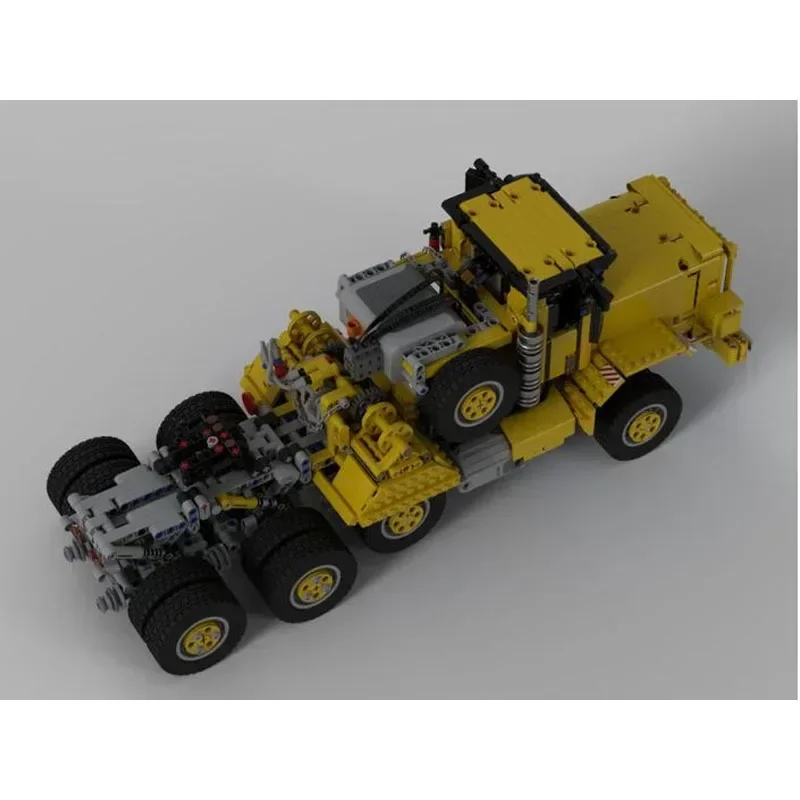 MOC-40026 Electric M911 Heavy Equipment Transport Truck Splicing Assembly Building Block Toy 1812 Parts Brick Kids Toy Gift