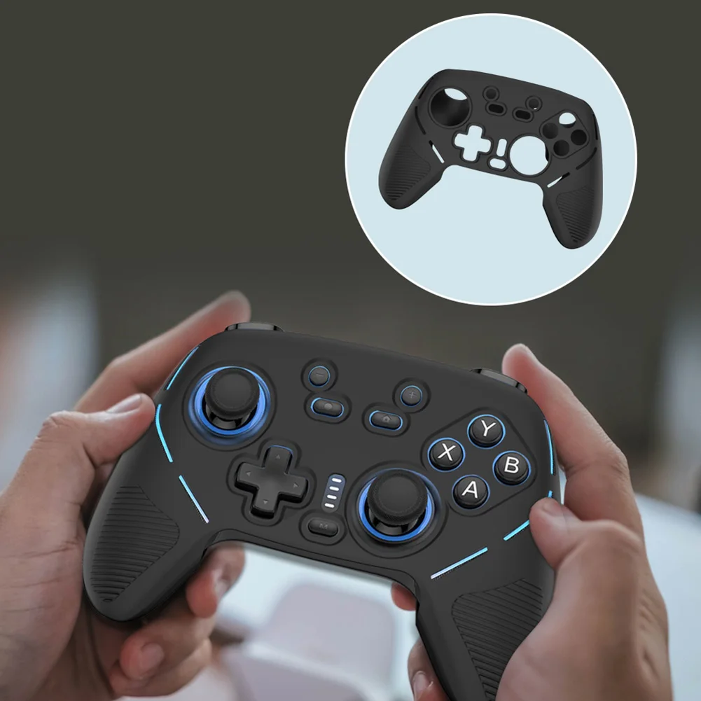 Silicone Grip Case Cover for GameSir Super Nova Gaming Controller Shockproof Soft Skin Silicone Case Anti-Drop Games Accessories