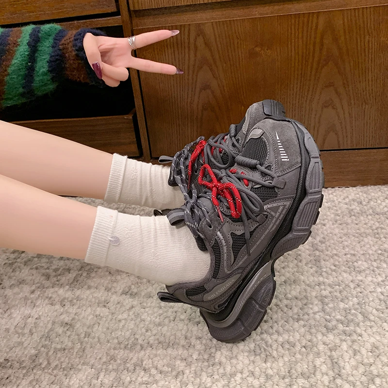 

Winter Sneakers Women Track Trainers Designer Chunky Sports Shoes Platform Fashion Running Shoes Warm Casual Sneaker Women