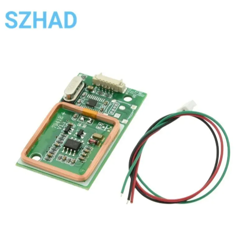 RFID Reader Wireless Module UART 3Pin 125KHz Card Reading EM4100 8CM DC 5V for arduino IC Card PCB Attenna Sensor Kits