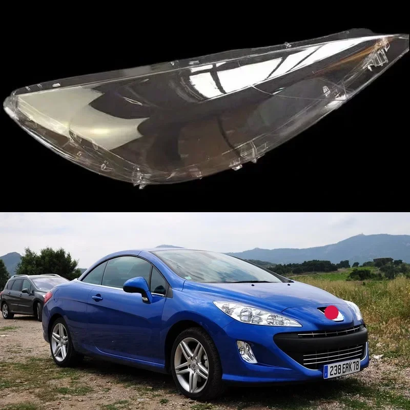 for Peugeot 308CC headlight cover 308SW transparent cover 308rcz headlight mask lamp shell headlight transparent shell