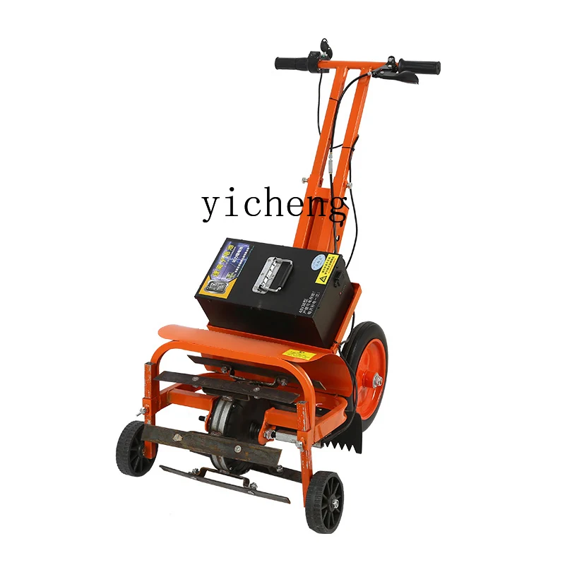 

ZF Electric Lawn Mower Loose Soil Plough Soil Turning Integrated Household Charging Small Agricultural Micro-Tiller