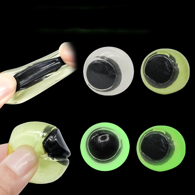 

10 шт., забавные мягкие резиновые Глазные яблоки из термопластичной резины