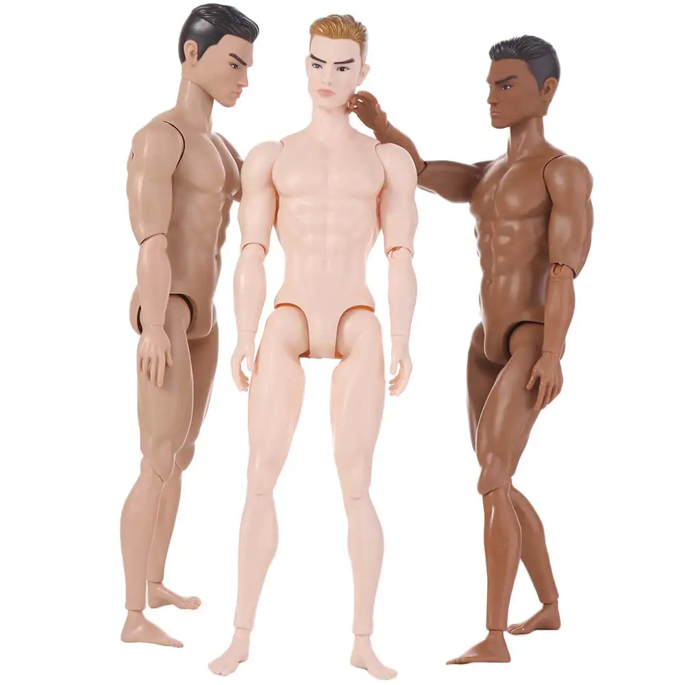 White/Normal/Tan 1/6 Male Doll Strong Man 35cm Height Male Model 13 Joint Multi-Joints Action Figure Body DIY Toy