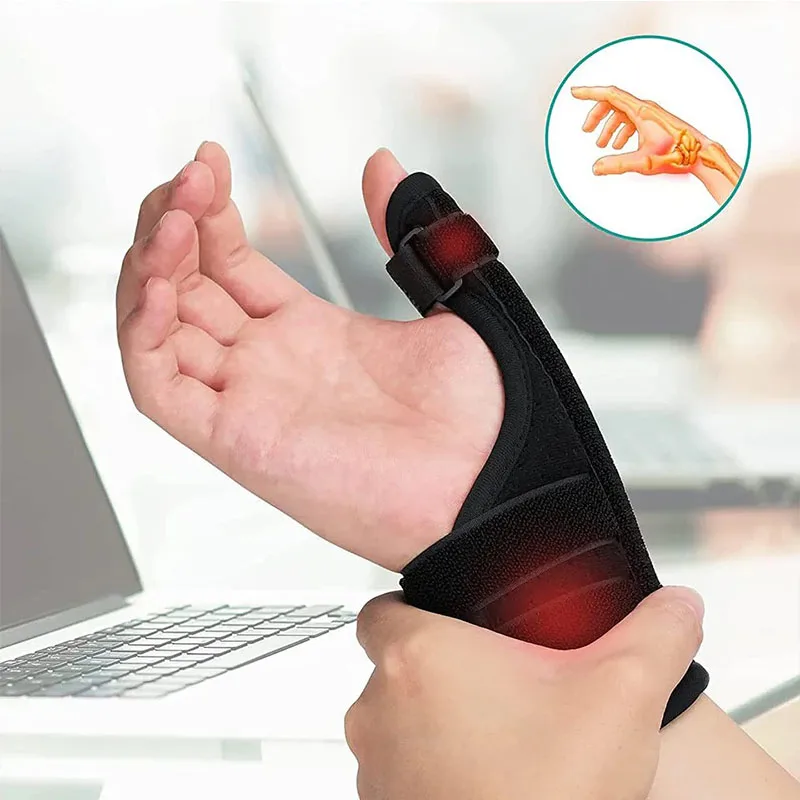 1PCS Medical Sport Wrist Thumbs Hands Support Adjustable Finger Holder Protector Brace Protective Sleeve Protect Fingers