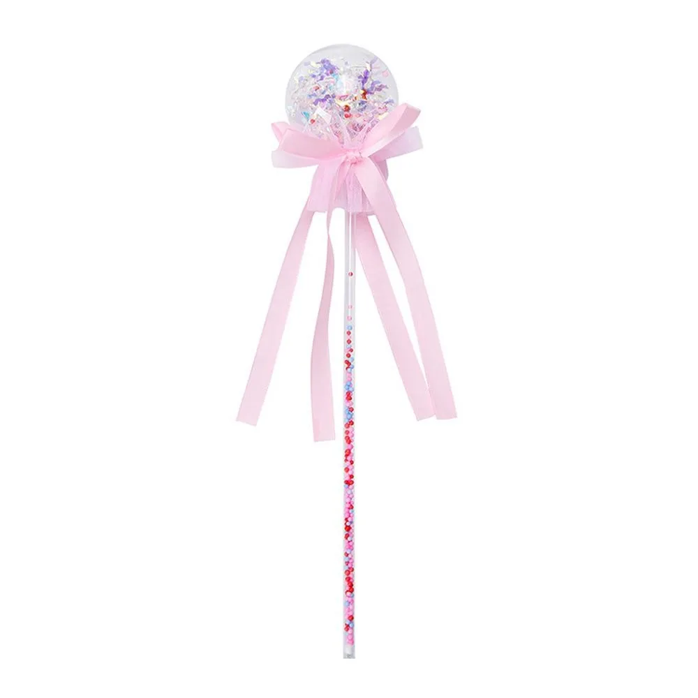 Toys Novelty Kids Toy Star Love Heart Cheering Stick LED Magic Fairy Stick Rave Toy Light-up Magic Ball Wand Glow Stick