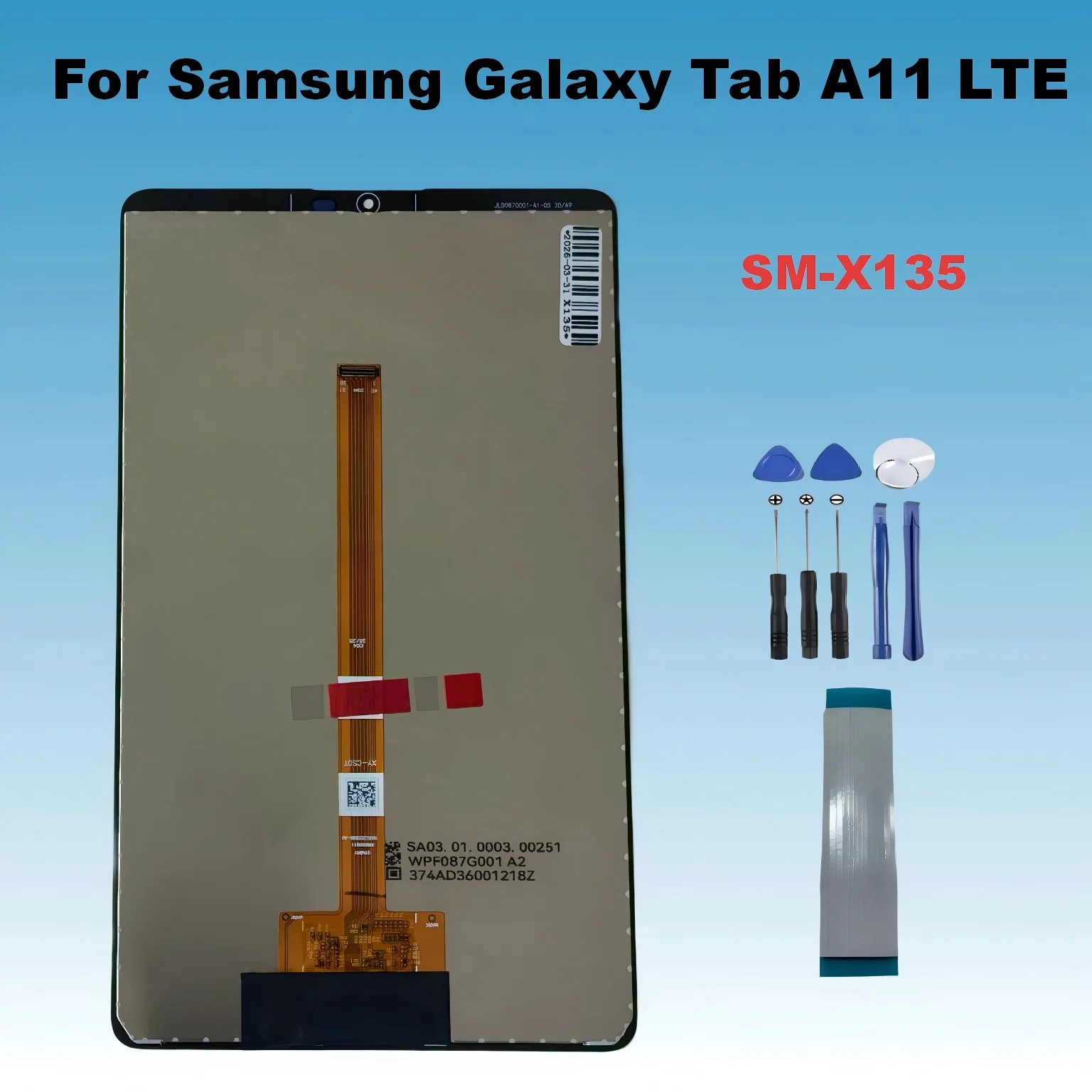 samsung-galaxy-tab-a11-lte-sm-x135用、90hzタブレットディスプレイタッチスクリーン交換（a-）
