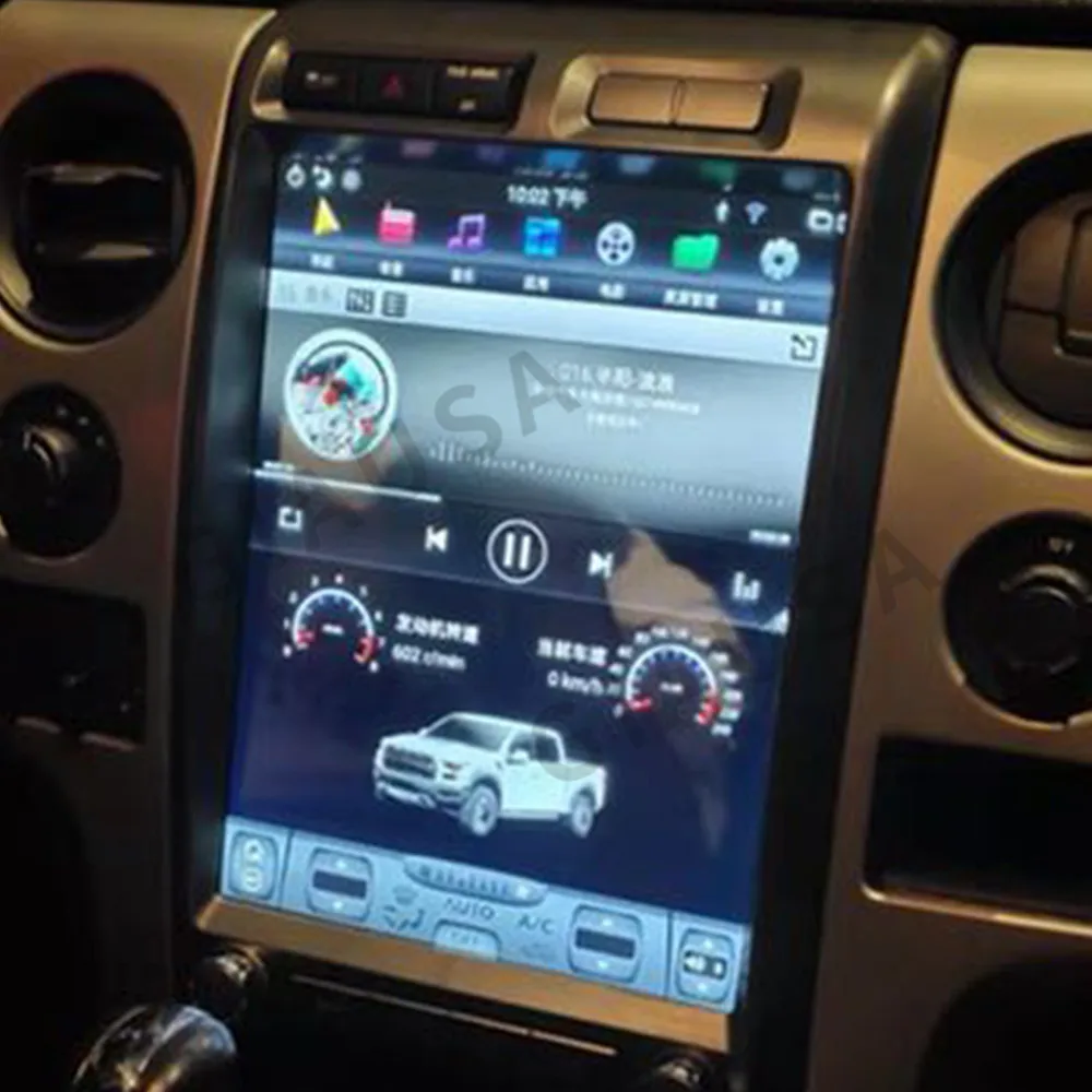 Dla Ford F150 F-150 2009-2014 Samochodowy inteligentny system samochodowy Ekran Android Wyświetlacz Carplay Stereo Akcesoria Radio